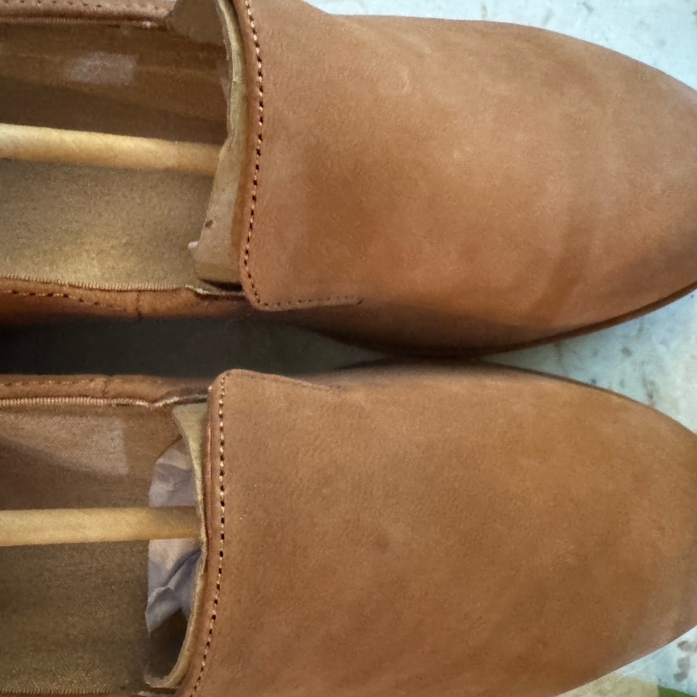 NEW NWT NIB Dr Scholls Women's Tan Loafers Sz 9W. AVE LUX Chip Brown - Picture 6 of 12